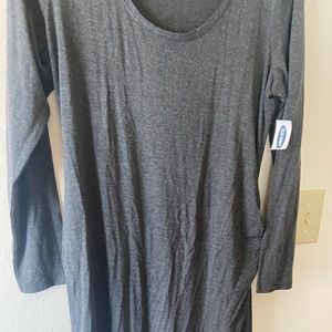 Old Navy long grey maternity dress NWT.